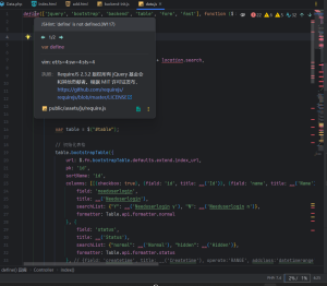 PhpStorm打开Fastadmin项目的js文件报错JSHint-IT网络技术分享